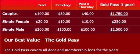 Screenshot from the website of one of the Denver area swinger clubs.